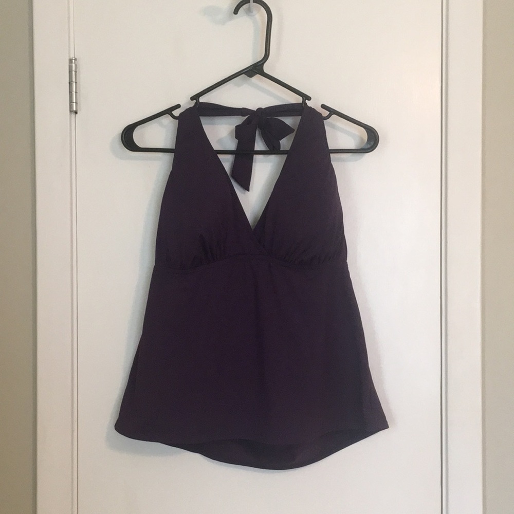 Lands’ End Halter Tankini Swim Top
